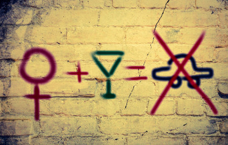 Do Not Drink And Drive Conceptの写真素材