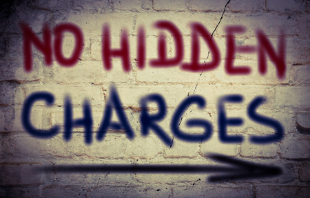 No Hidden Charges Conceptの写真素材