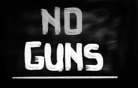No Guns Conceptの写真素材