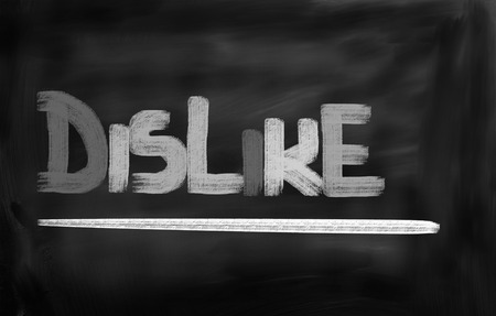 Dislike Conceptの写真素材