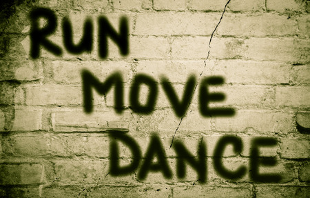 Run Move Dance Conceptの写真素材