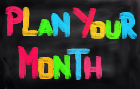 Plan Your Life Conceptの写真素材