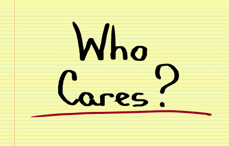 Who Cares Conceptの写真素材
