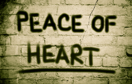 Peace Of Heart Conceptの写真素材