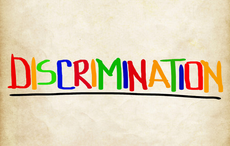 Discrimination Conceptの写真素材