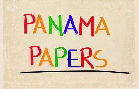 Panama Leaks Conceptの写真素材