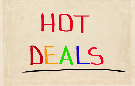 Hot Deals Conceptの写真素材