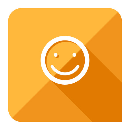 customer satisfaction or feedback icon. flat style.のイラスト素材