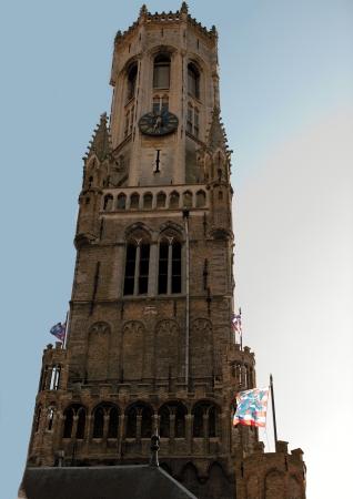 Belfry at Market Square, Bruggeの写真素材