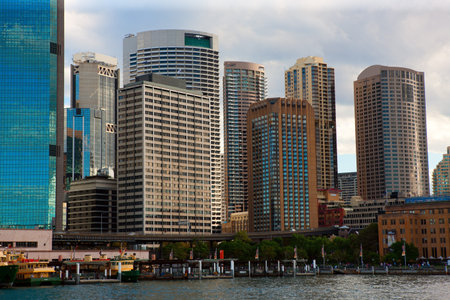 Circular Quay, Sydney Harbour, Australiaのeditorial素材