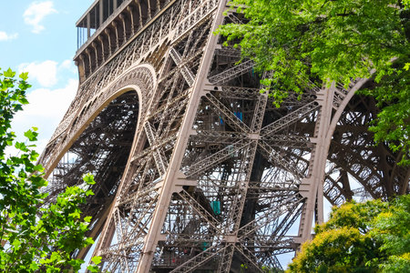 Eiffel Tower Detail, Paris, France