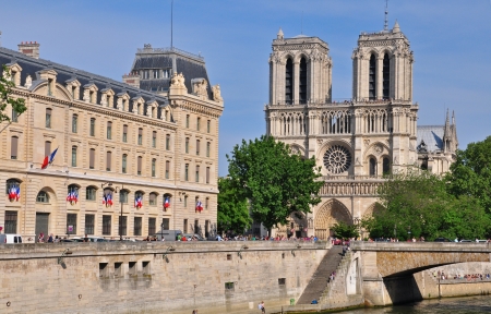 Cathedral Notre Dame in Paris, Franceのeditorial素材