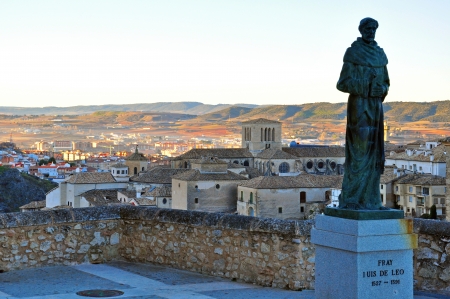 Fray monument in Cuenca, Spainのeditorial素材