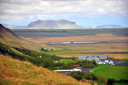 Amazing icelandic landscapeの写真素材