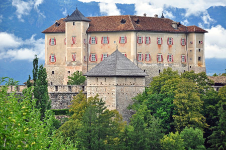 Thun castle, Trentino Alto, Italyのeditorial素材