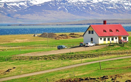 House in Icelandのeditorial素材