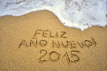 Happy New Year in spanishの写真素材