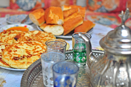 Traditional marrocan breakfast