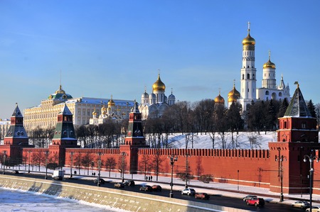 Moscow Kremlin, Russiaのeditorial素材