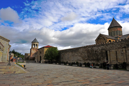 Stevitskhoveli monastery, the heritage of Mtskheta, Georgia
