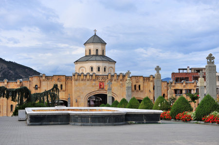 Temples in the Cathedral complex of Tbilisi, Georgia