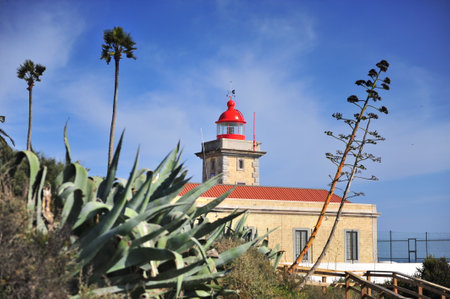 Lighthouse in Santa Monica, Los Angeles, California, USA.の写真素材
