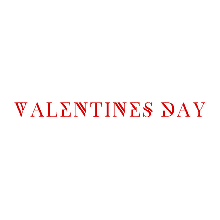 Valentines Day modern background text logos artのイラスト素材