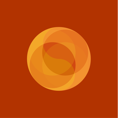 Fireball Abstract illustration for business overlay artのイラスト素材