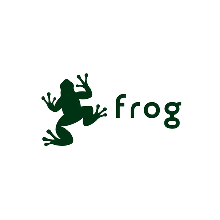 Frog illustration vector trend.のイラスト素材