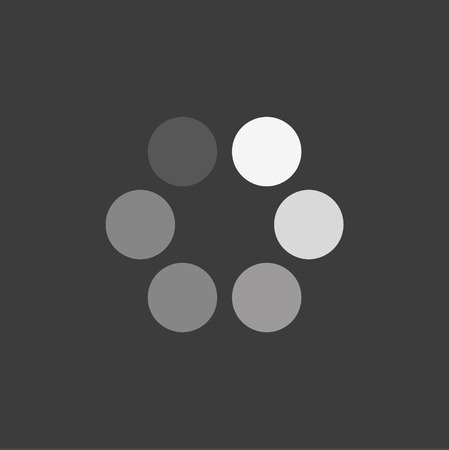 Abstracts minimalism in the form of circles logos style icons downloadの写真素材