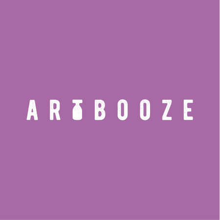 Booze abstract art Vintage scratched design style illustration in vector, hipster cherry backgroundの写真素材