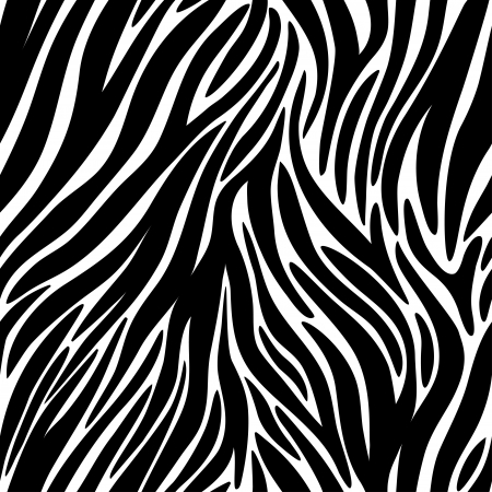 Vector illustration of seamless zebra pattern のイラスト素材