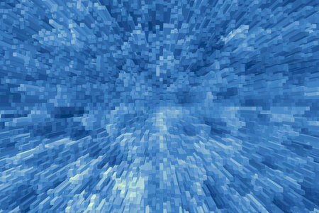 Blue abstract textured background, rectangular design. The pattern with repeating rectangles can be...