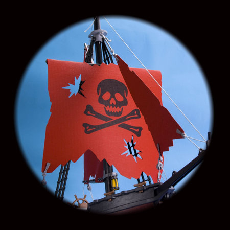 The piracy ship - a telescope