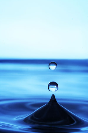 abstract water drop