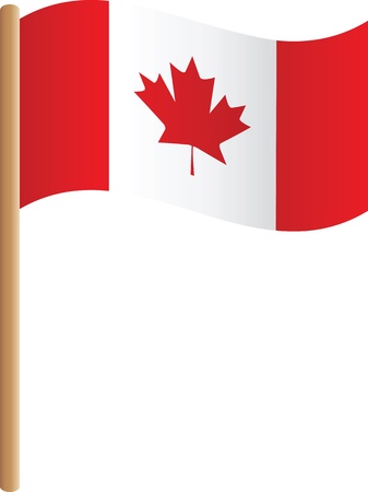 Flag Canadaのイラスト素材