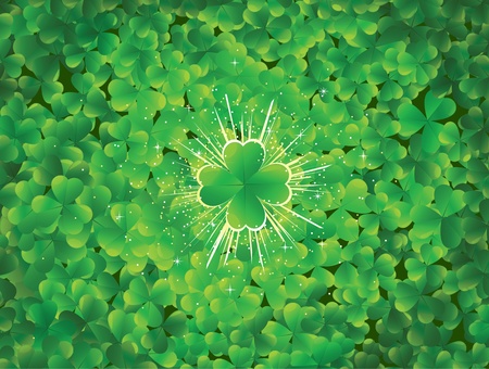 Clover Quatrefoil Background のイラスト素材