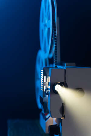 Retro Film Projector With 8mm Coil Reelsの写真素材