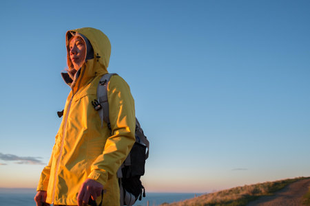 person hiking