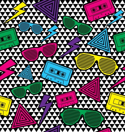 New Rave Pattern.のイラスト素材