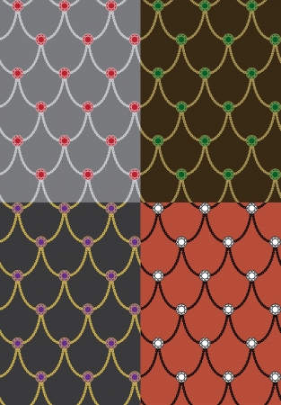 Diamond Netのイラスト素材