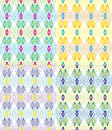 Color Line Patternのイラスト素材