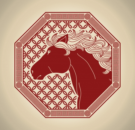 Red Horseのイラスト素材