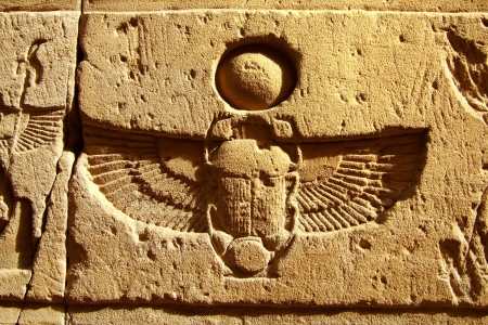 Ancient Egyptian scriptの写真素材