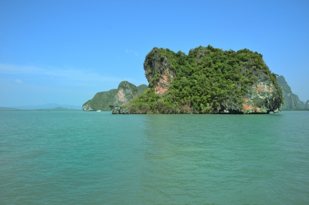 Green island in Andaman sea Thailandの写真素材