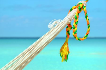 Hammock with color lineの写真素材