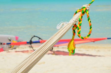 Hammock with colorの写真素材