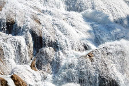 Waterfall detail in Agua Azul, Chiapas, Mexico 