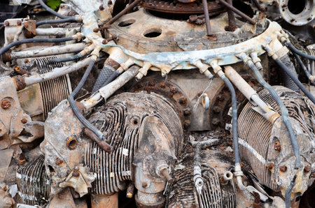 engine airplane crash