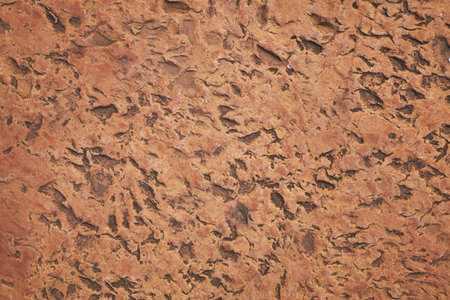 Red and Orange antique Stone Texture with dent and scratches. Stone Texture of medieval fortress...
